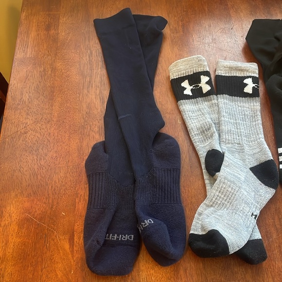 8 pair knee high socks, 4 regular, most new! 2 pair hardly worn! Nike,adidas - Picture 7 of 13